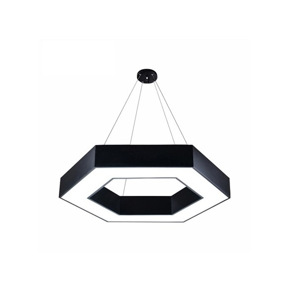 Đèn thả trần văn phòng mặt lục giác chiều dài cạnh 400mm, 54w