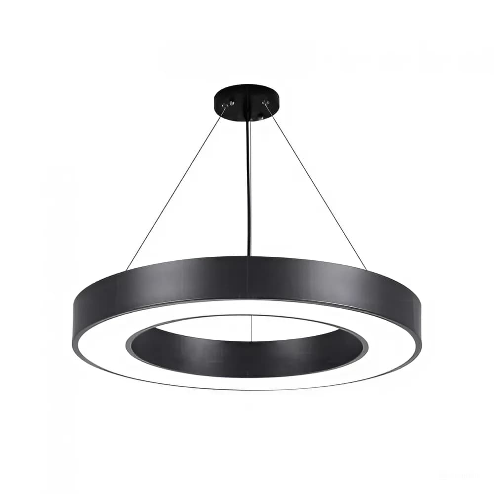 Đèn Thả Trần Văn Phòng tròn hình chữ O vành khăn, rỗng giữa đường kính 600mm, 48W