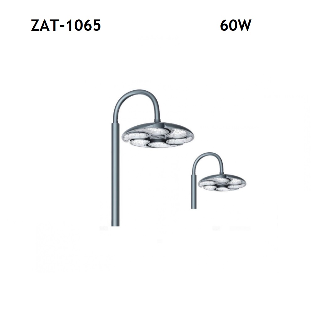 Đèn LED Chiếu Sáng Cảnh Quan Công Viên ZAT-1065 - Phù Hợp Cột Từ 3-6M với Công suất Từ 30W đến 90W