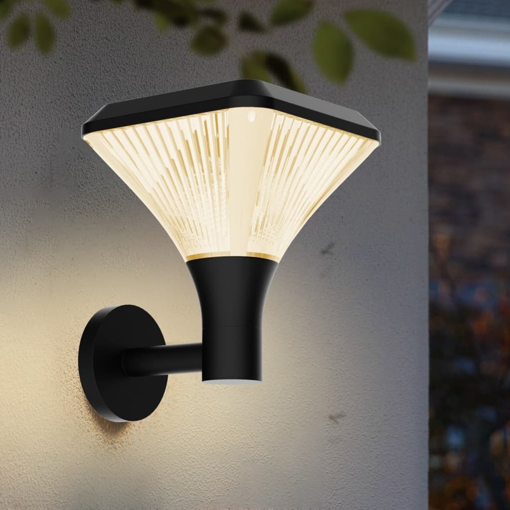 Đèn Treo Tường Biệt Thự, Cửa Nhà, Cổng Sân Vườn Năng Lượng Mặt Trời Hiện Đại ZGT-BD1008 - Square diamond wall lamp smart home lighting