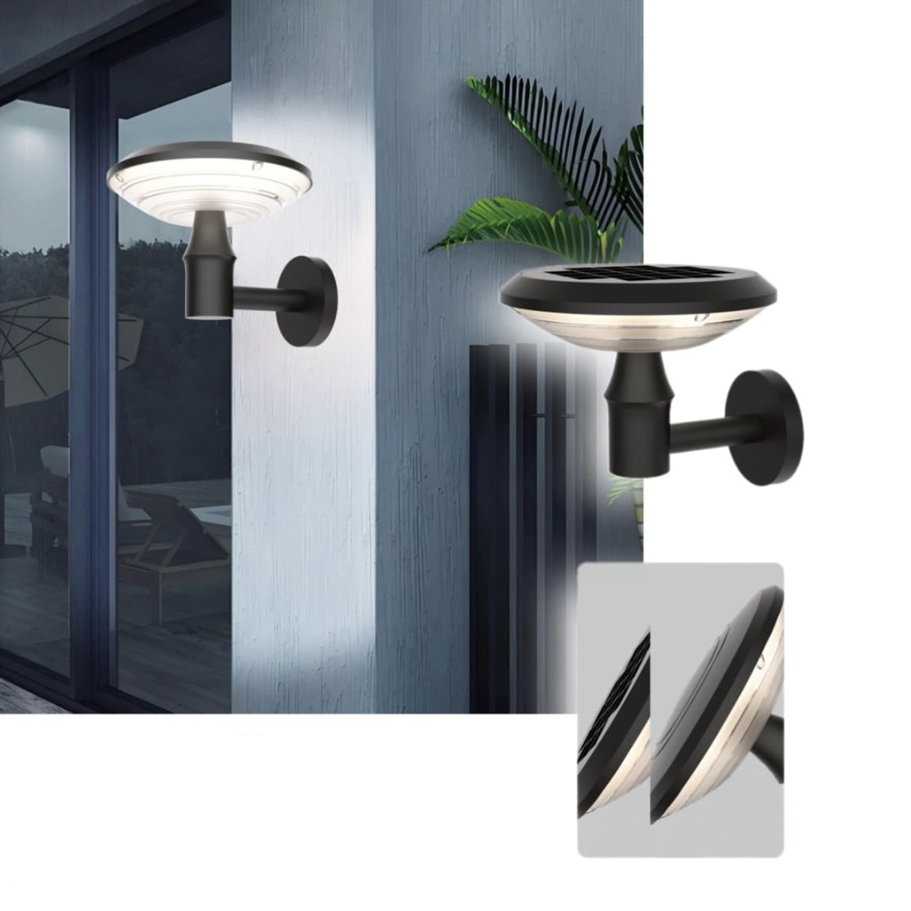 Đèn Treo Tường Khu Nghỉ Dưỡng, Cổng Resort cao cấp, Hàng rào Sân Vườn Năng Lượng Mặt Trời Hiện Đại ZGT-BD3202 - Full moon wall lamp smart home lighting