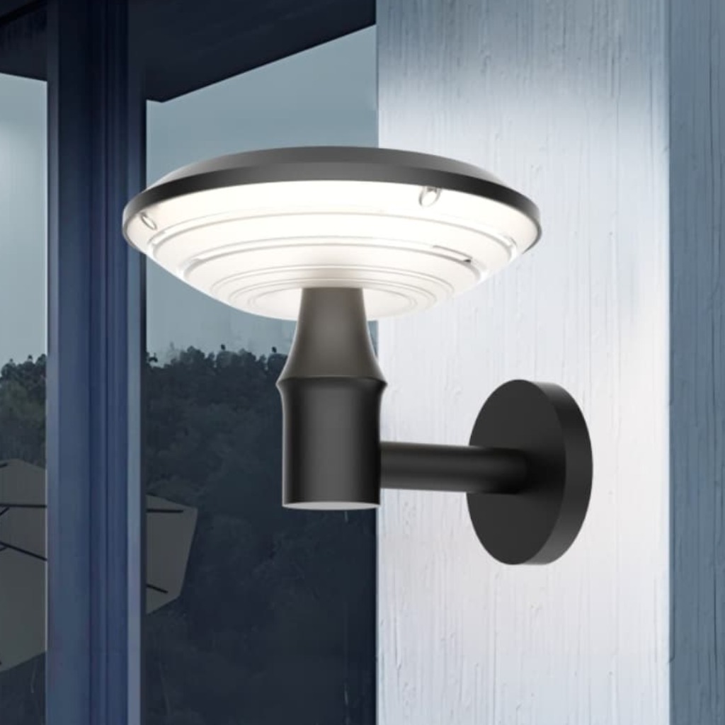 Đèn Treo Tường Khu Nghỉ Dưỡng, Cổng Resort cao cấp, Hàng rào Sân Vườn Năng Lượng Mặt Trời Hiện Đại ZGT-BD3202 - Full moon wall lamp smart home lighting