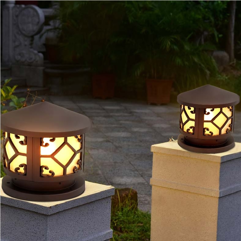 Đèn Trụ Cột Cổng Tròn ZTCT D250 LED-E27 - Sản xuất theo yêu cầu