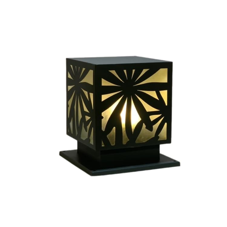 Đèn Trụ Cổng Vuông ZTCV LED-E27 D200, D250, D300, D400... Inox Sơn theo yêu cầu