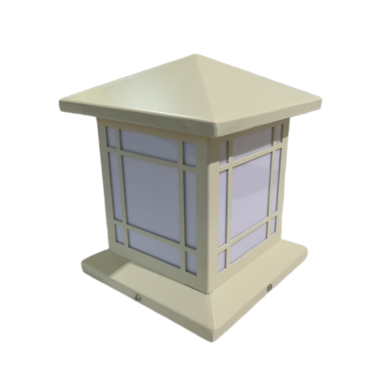 Đèn Trụ Cổng Vuông ZTCV LED-E27 D200, D250, D300, D400... Inox Sơn theo yêu cầu