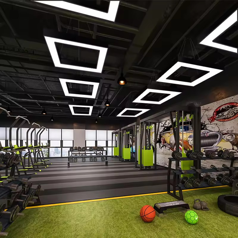 Đèn tuyến tính LED ZALAA sản xuất đặt theo yêu cầu dành cho phòng tập thể dục, Văn phòng, Câu lạc bộ