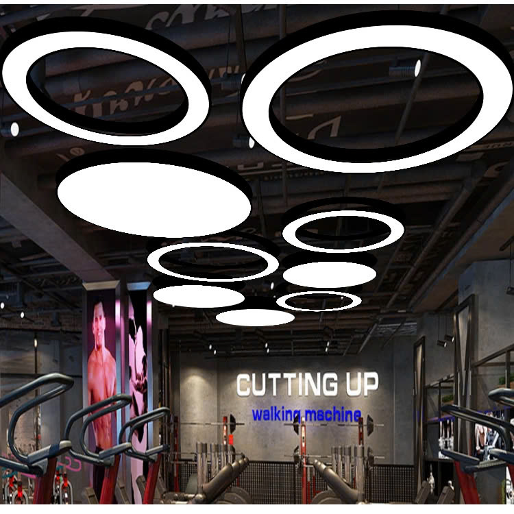 Đèn tuyến tính LED ZALAA sản xuất đặt theo yêu cầu dành cho phòng tập thể dục, Văn phòng, Câu lạc bộ