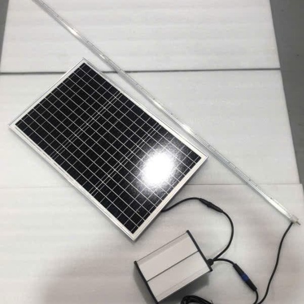 Bộ đèn tuýp LED 1M 50W năng lượng mặt trời ứng dụng cho Đèn trụ cổng, tường rào