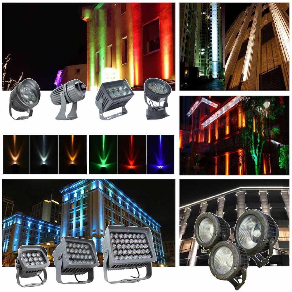 Đèn LED Rọi Cột, Rọi Cây, Rọi Tường Tòa Nhà trang trí và chiếu sáng ngoài trời