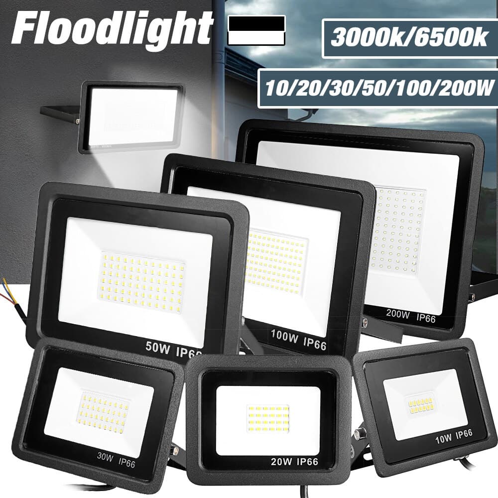 Đèn Pha LED SMD Chiếu Sáng Ngoài Trời công suất Từ 10w đến 200W