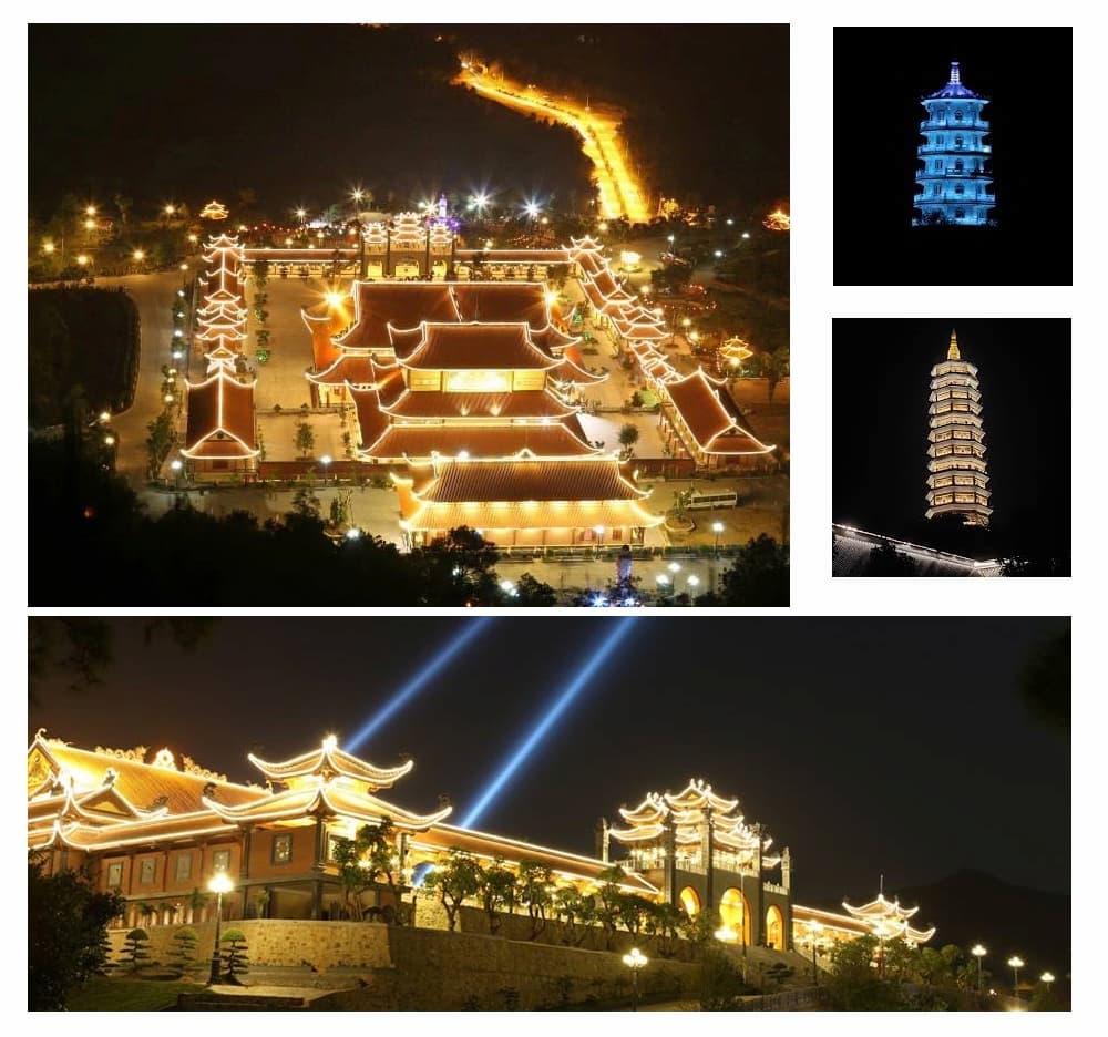 Đèn LED Chiếu Sáng Ngói Tòa Tháp Chùa, Rọi Mái Ngói Đình Chùa Ngoài Trời