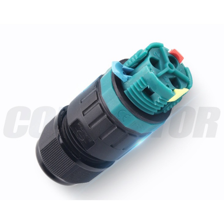 Cầu Đấu Nối Dây Điện Đèn LED Ngoài Trời đầu siết cáp M20 lõi 3pin Chống nước, Ngoài trời IP68 - Linh kiện đèn led Zalaa