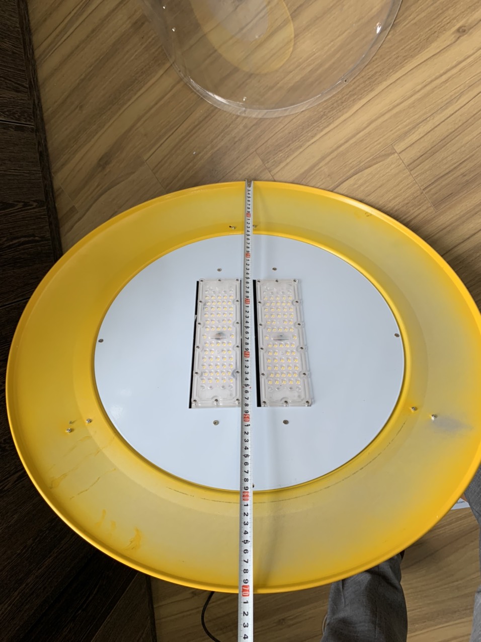 Đèn đường dự án mã sản phẩm ZODER039-120 Mai chiếu thủy cơ lớn D750mm, công suất 120w