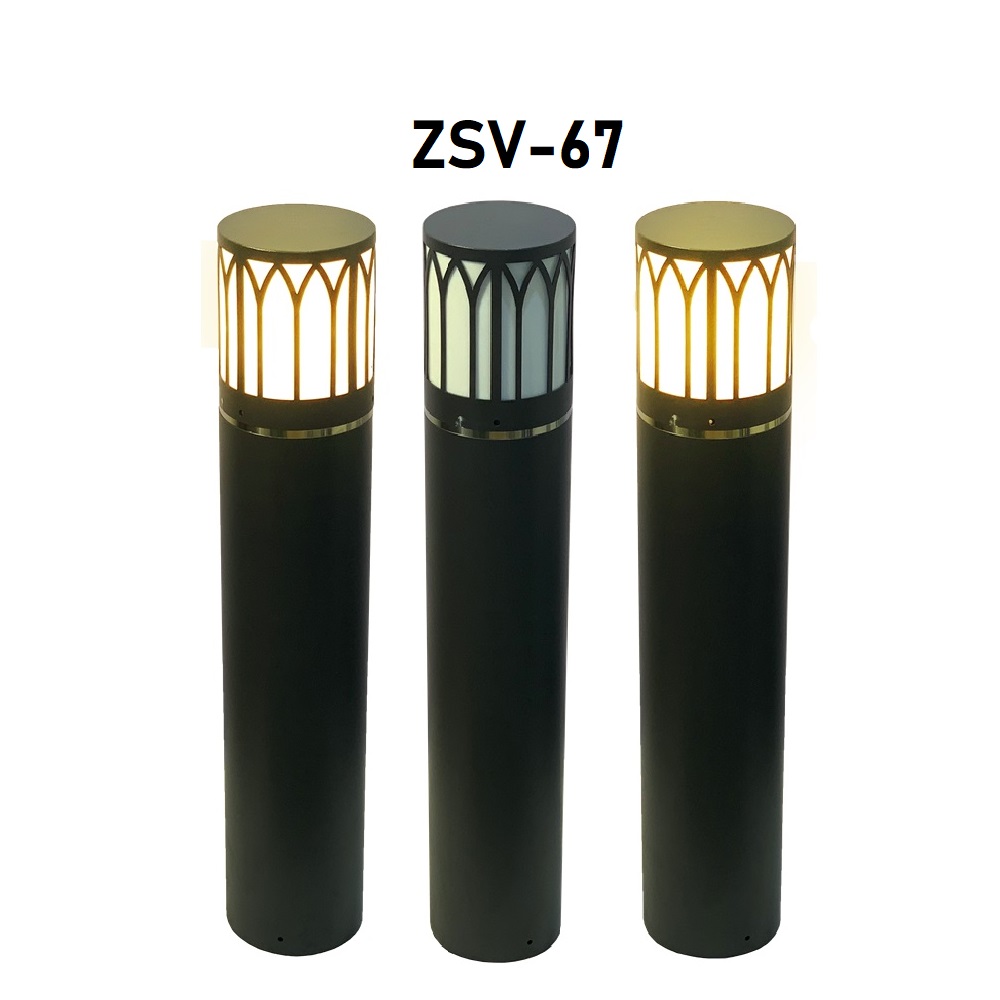 ✅ Trụ Đèn LED | Nấm Sân Vườn ZSV Kiểu dàng tròn cao từ 30cm đến 1m