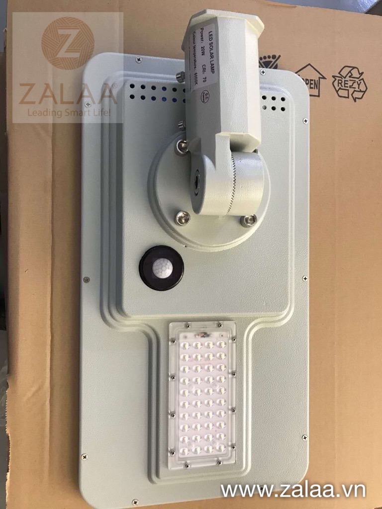 Đèn đường năng lượng mặt trời liền thể nhôm đúc mã ZLT-4805 công suất 60w; 100w