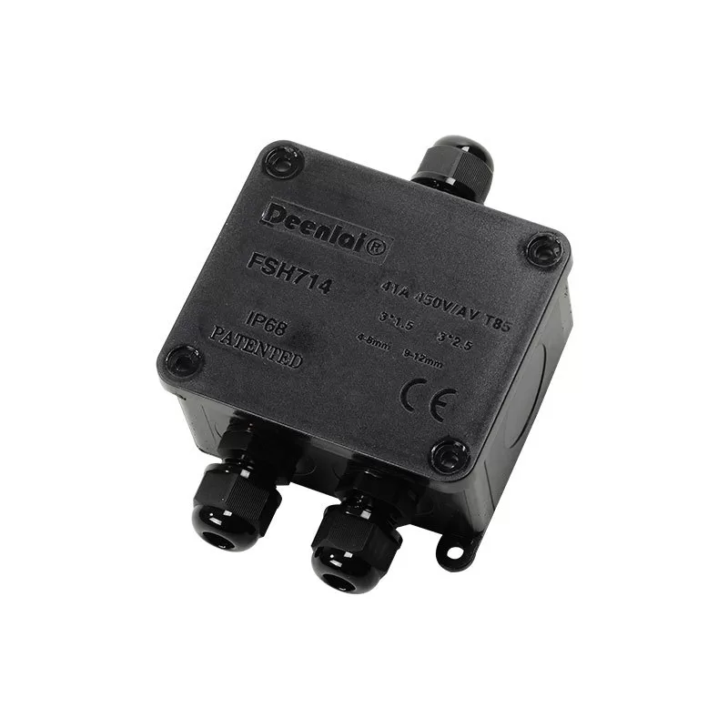Hộp Nối Điện Chống Nước 2 3 4 5 6 Ngả Deenlai FSH714 Chống Nước, Ngoài Trời IP68 - Linh kiện đèn led Zalaa