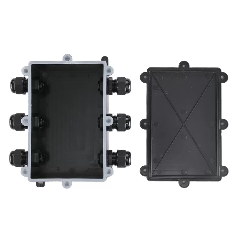 Hộp Nối Điện Deenlai FSH716-B - Chia nhiều cổng từ 2 đến 10 ngả, Chống nước, Ngoài trời IP68 - Linh kiện đèn led Zalaa