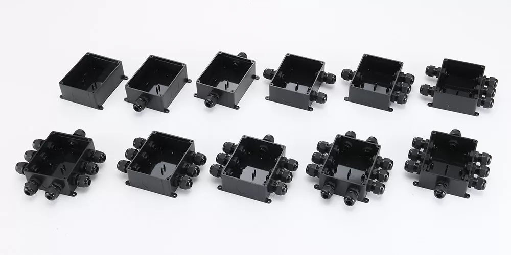 Hộp Nối Điện Deenlai FSH716-B - Chia nhiều cổng từ 2 đến 10 ngả, Chống nước, Ngoài trời IP68 - Linh kiện đèn led Zalaa