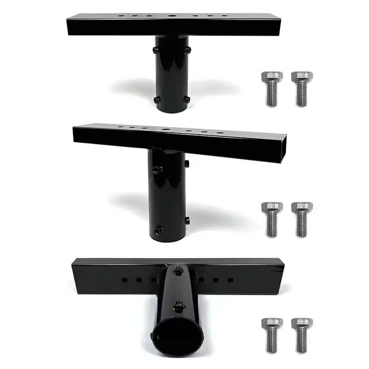 Gia công giá đỡ các tay cần cho Cột đèn pha, giật cấp, trung tâm - ZALAA Flood Light Mount Bracket từ 58mm, 76mm đến OEM theo yêu cầu