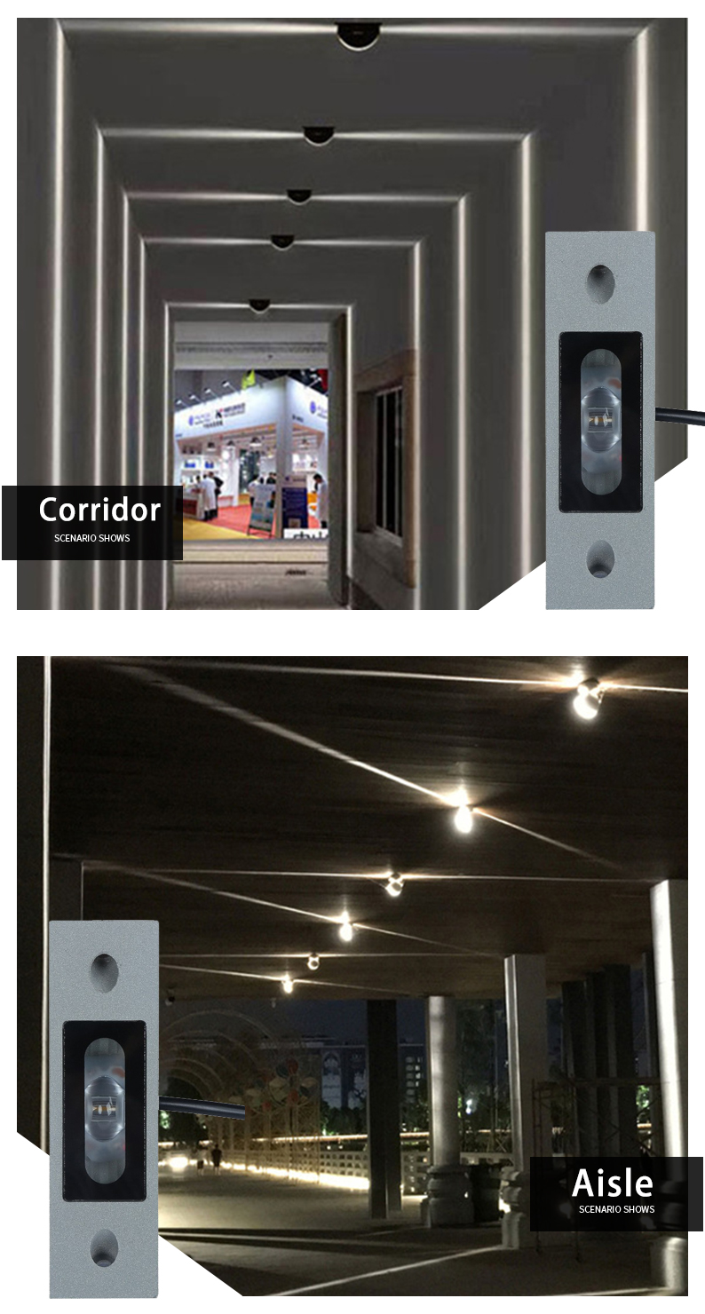 Đèn bệ cửa sổ trang trí ba bên lối đi ngoài trời 5W Mã SP ZRT2023 ZALAA