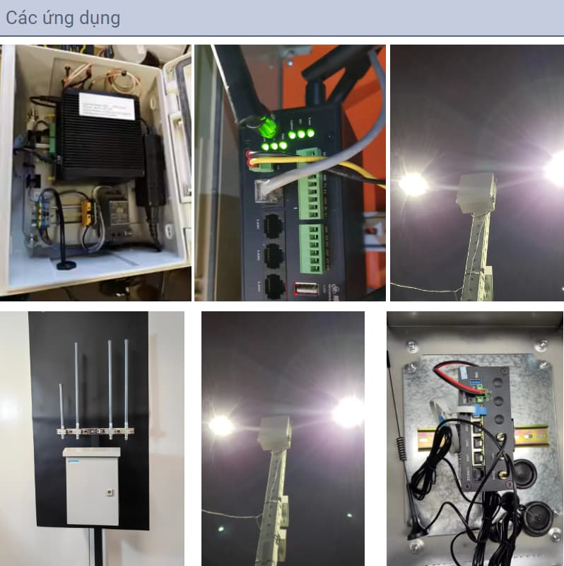 Hệ Thống Điều Khiển Ánh Sáng Mạng Lưới IoT SZ11-GW-3 ZALAA ZigBee Gateway Cho Chiếu Sáng Đường Phố Thông Minh