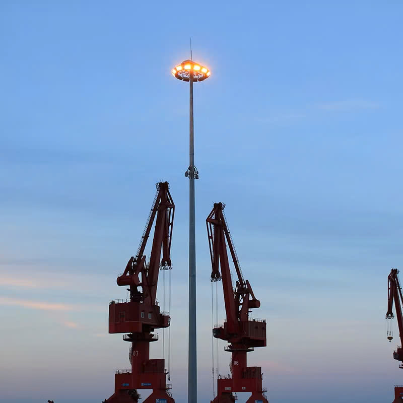 Hệ Thống Nâng Hạ Đèn Cho Bãi Đỗ Xe, Cảng Biển & Sân Bay | ZALAA Lighting