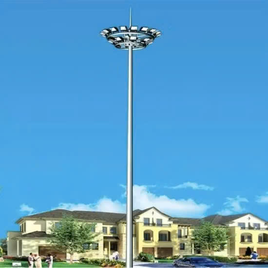 Hệ Thống Nâng Hạ Đèn Cho Bãi Đỗ Xe, Cảng Biển & Sân Bay | ZALAA Lighting