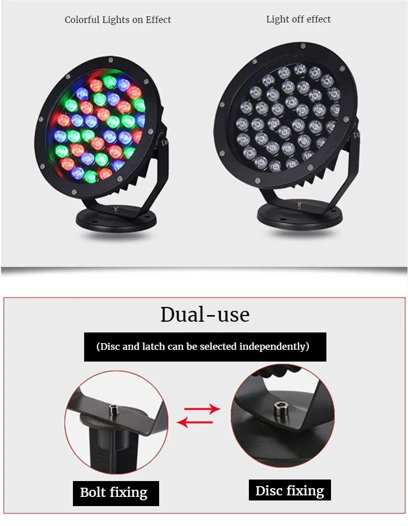 Đèn Led Rọi Cây 18W Mã sản phẩm ZCH-D183-18W - Đổi màu