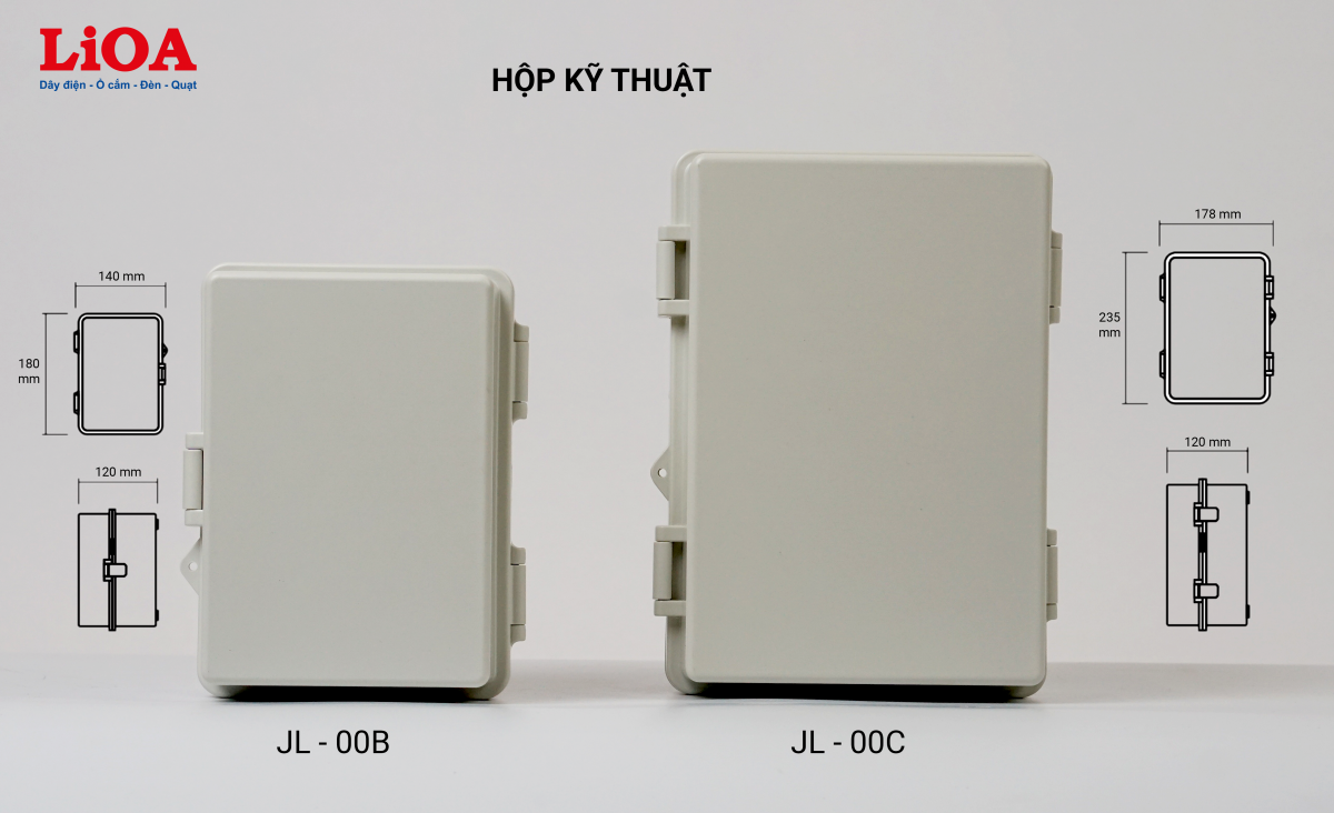 Hộp Kĩ Thuật LIOA - Giải pháp chiếu sáng an toàn cho hệ thống Đèn LED