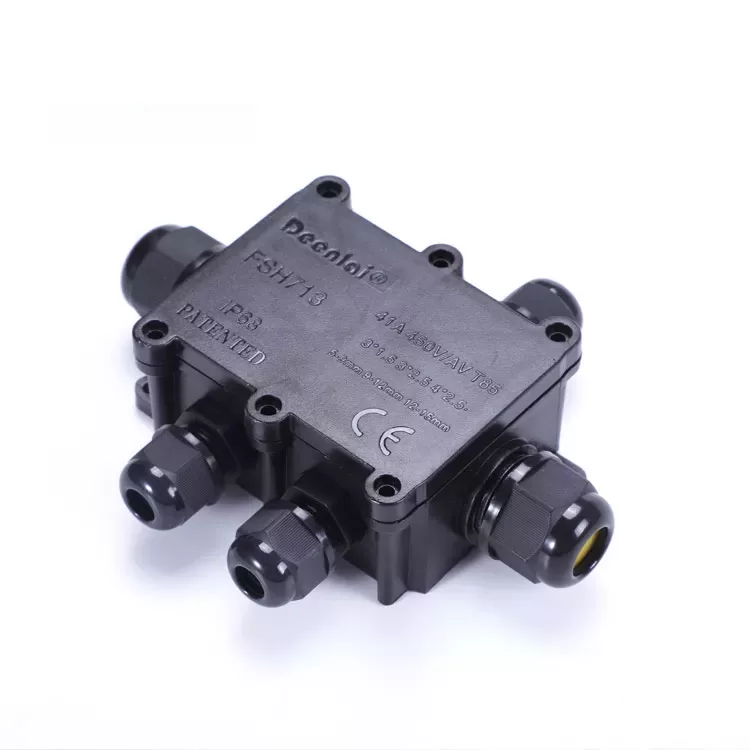 Hộp Nối Chống Nước 5 Ngả FSH713-5 Bằng Nhựa, Chống Nước, Ngoài Trời IP68 - Linh kiện đèn led Zalaa