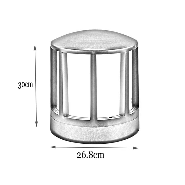 Đèn Trụ Cột Cổng Tròn ZTCT D300 LED-E27 - Sản xuất theo yêu cầu