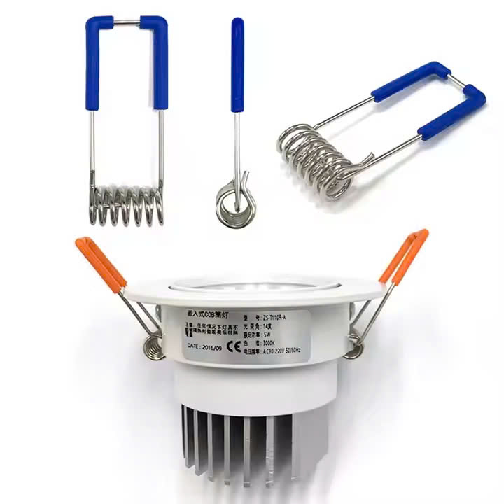 Kẹp Lò Xo Cố Định Đèn LED | Linh kiện chiếu sáng - Zalaa OEM Lamp torsion spring