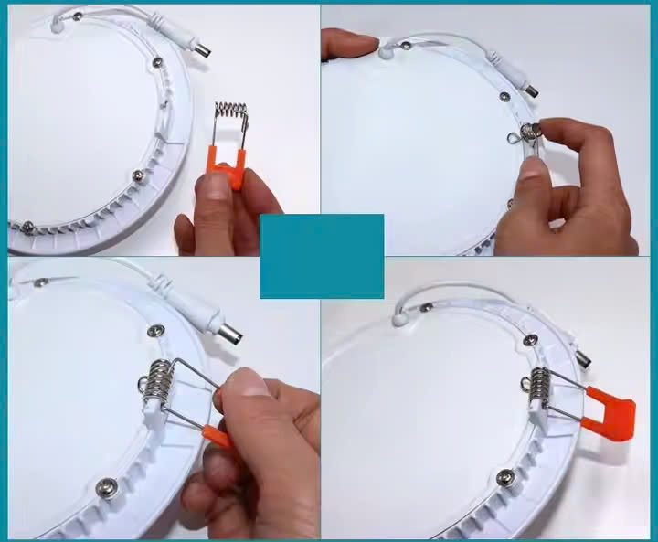 Kẹp Lò Xo Cố Định Đèn LED | Linh kiện chiếu sáng - Zalaa OEM Lamp torsion spring