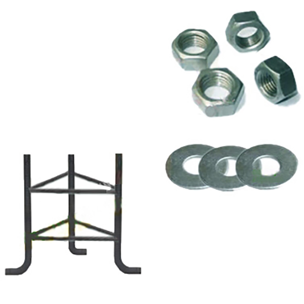 Khung Móng M14x130x130x500mm cho cột đèn LED, Cột bảng tên chỉ đường, Cột cờ..