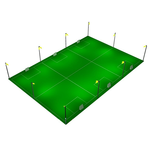 Đèn LED Sân Bóng Đá Cỏ Nhân Tạo Mini, Sân 5 Người, 7 Người, 11 Người ngoài trời