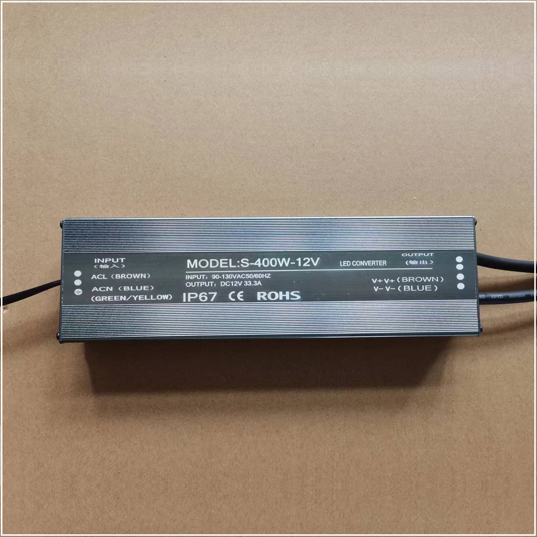 LED Driver 12V 100W IP67 |Bộ Nguồn Đèn LED Vườn Ánh Sáng / Light Garden