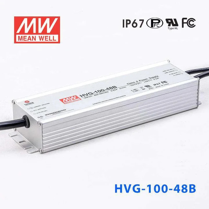 Nguồn Meanwell HVG-100 | LED Driver sử dụng cho Đèn LED ngoài trời từ 75W đến  100W