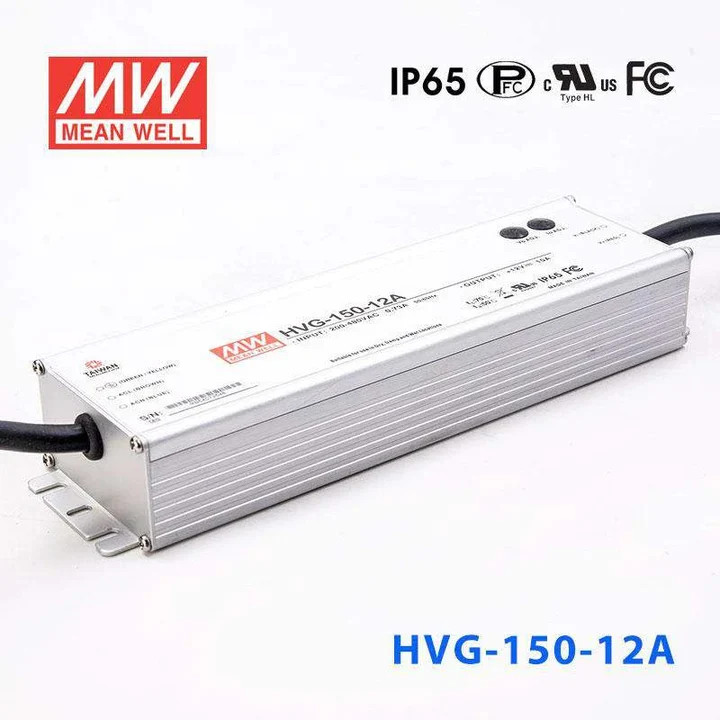 Nguồn Meanwell HVG-150 | LED Driver sử dụng cho Đèn LED ngoài trời từ 150W