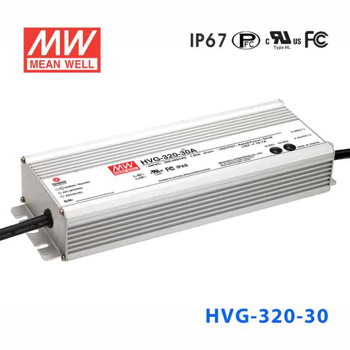 Nguồn Meanwell HVG-320 | LED Driver sử dụng cho Đèn LED công suất từ 320W