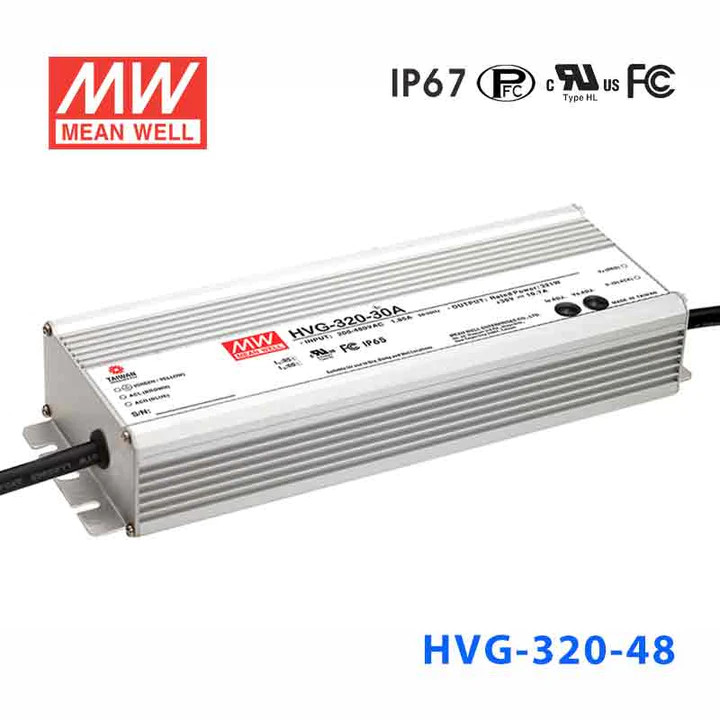 Nguồn Meanwell HVG-320 | LED Driver sử dụng cho Đèn LED công suất từ 320W