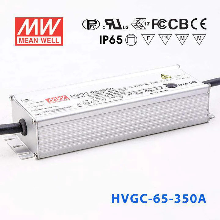 Nguồn Meanwell HVGC-65 | LED Driver sử dụng cho Đèn LED ngoài trời từ 65W