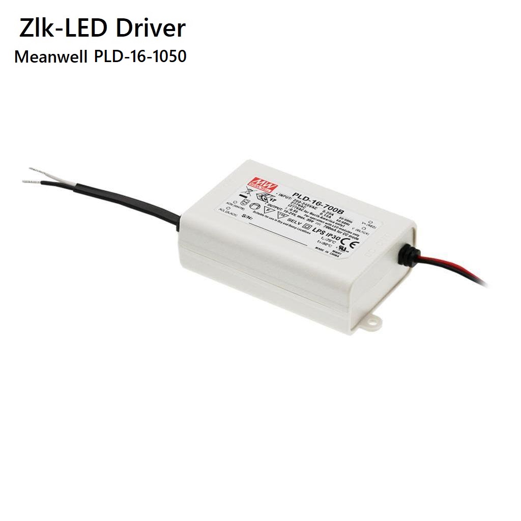 Nguồn Meanwell PLD-16 - LED Driver sử dụng cho Đèn chiếu sáng trong nhà
