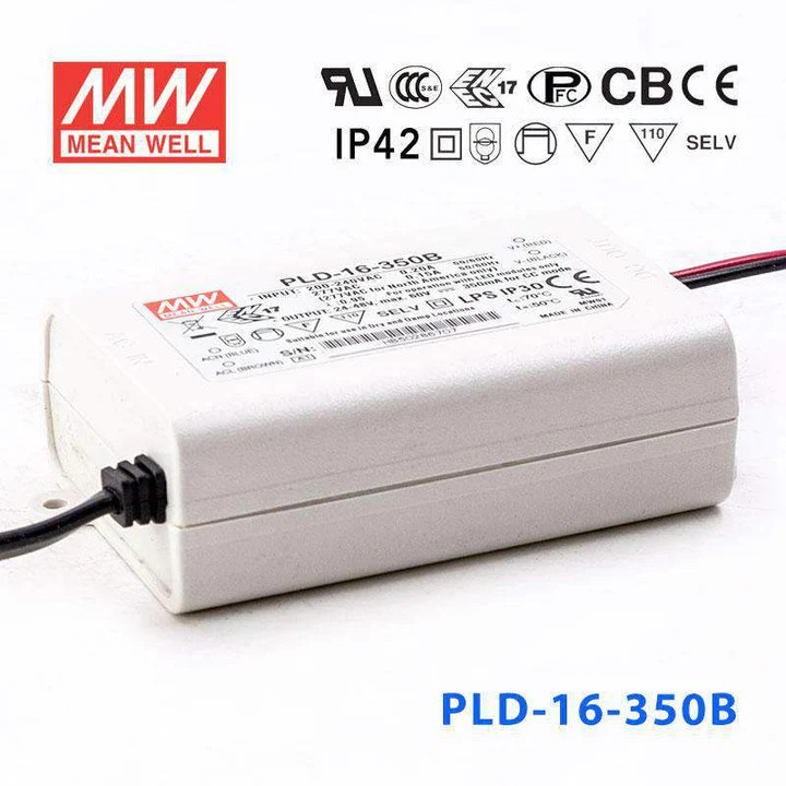 Nguồn Meanwell PLD-16 - LED Driver sử dụng cho Đèn chiếu sáng trong nhà