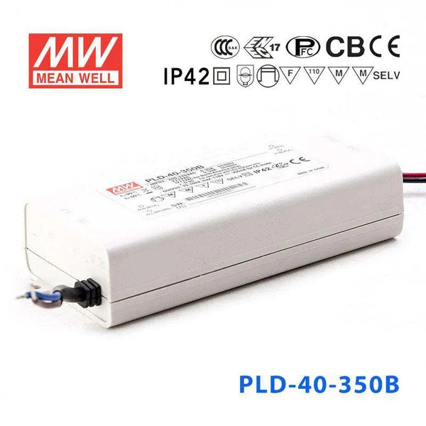 Nguồn Meanwell PLD-40 - LED Driver sử dụng cho Đèn chiếu sáng trong nhà