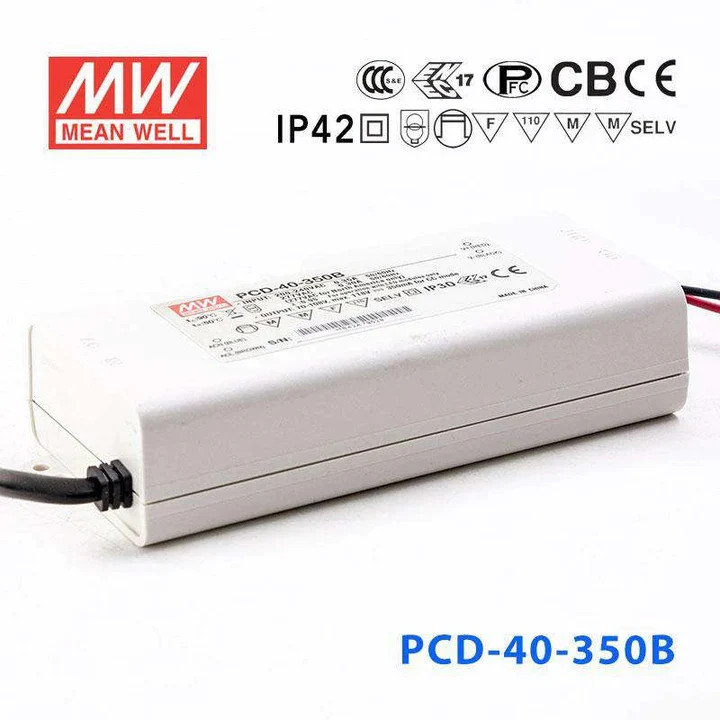 Nguồn Meanwell PCD-40 - LED Driver sử dụng cho Đèn chiếu sáng trong nhà