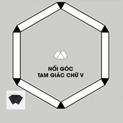 Bộ Sản phẩm Đèn Thả Trần ZALAA cho Nội Thất Văn Phòng - Kiểu Chữ Ghép Thanh đa dạng kích thước