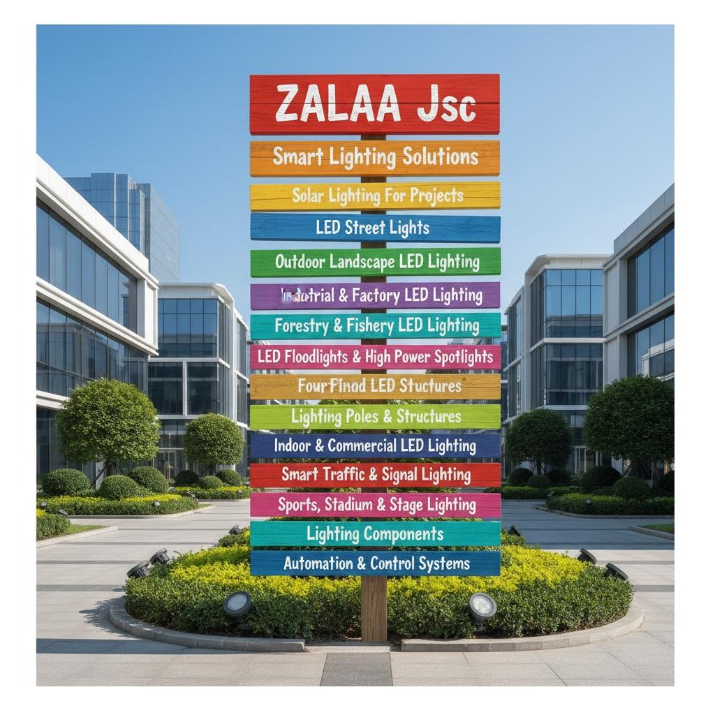 Cột Biển Báo Chỉ Dẫn Tên Đường Trong Nội Khu Đô Thị Mới - ZALAA OEM