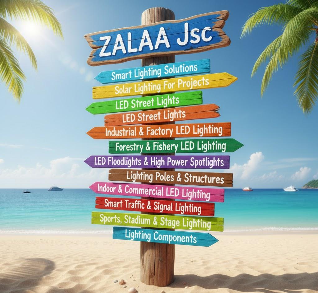 Cột Biển Báo Chỉ Dẫn Tên Đường Trong Nội Khu Đô Thị Mới - ZALAA OEM