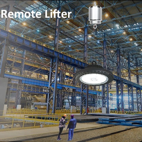 Thiết Bị Nâng Hạ Đèn LED Nhà Xưởng Công nghiệp – ZALAA Lighting Lifter