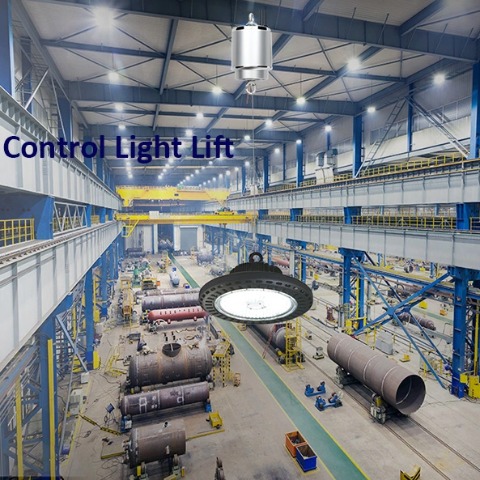 Thiết Bị Nâng Hạ Đèn LED Nhà Xưởng Công nghiệp – ZALAA Lighting Lifter